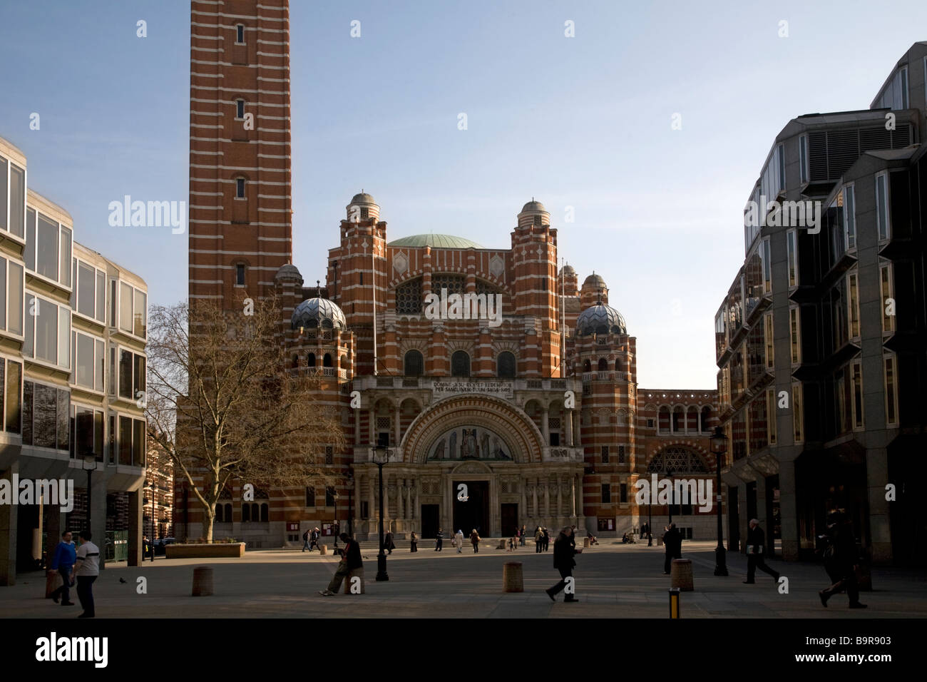 La Cathédrale de Westminster Victoria London England Banque D'Images