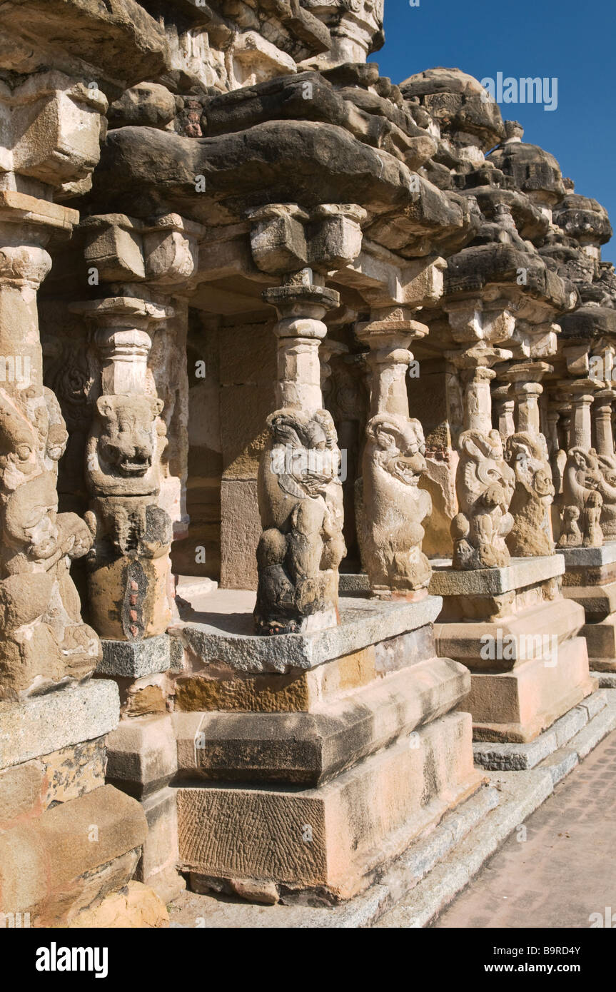 Temple Kailasanatha Tamil Nadu Inde Kanchipuram Banque D'Images
