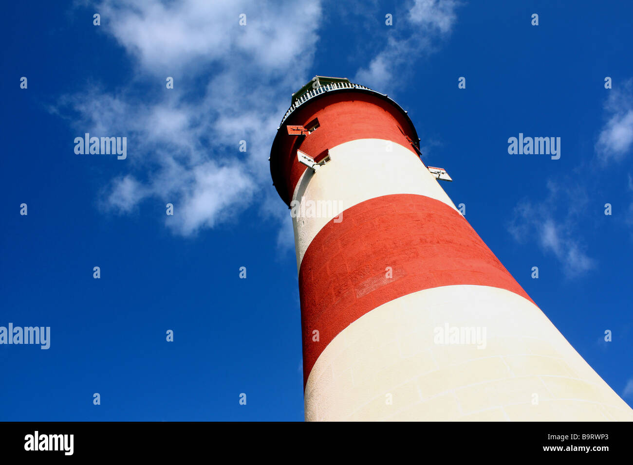 Plymouth Hoe phare. Smeaton's Tower Banque D'Images