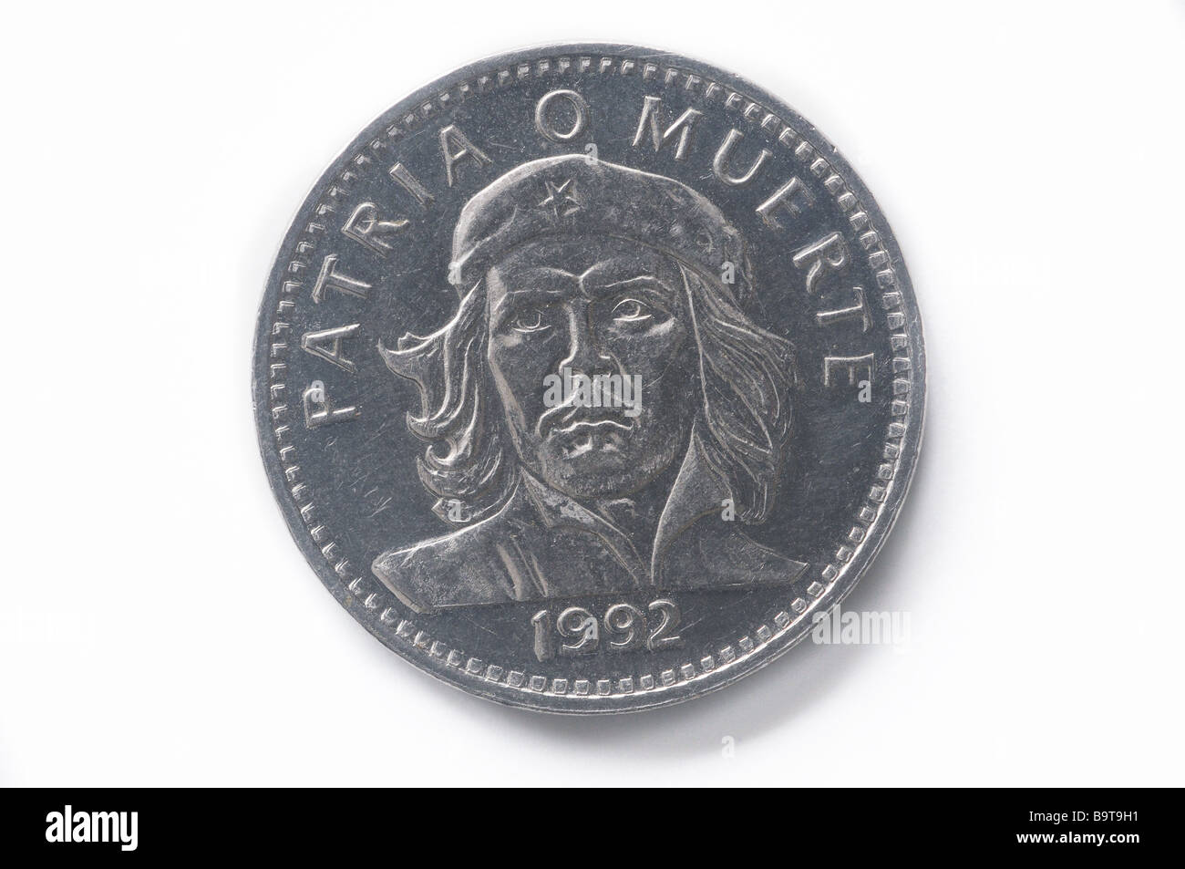 Une pièce de monnaie cubaine avec un portrait de Che Guevara Photo Stock -  Alamy