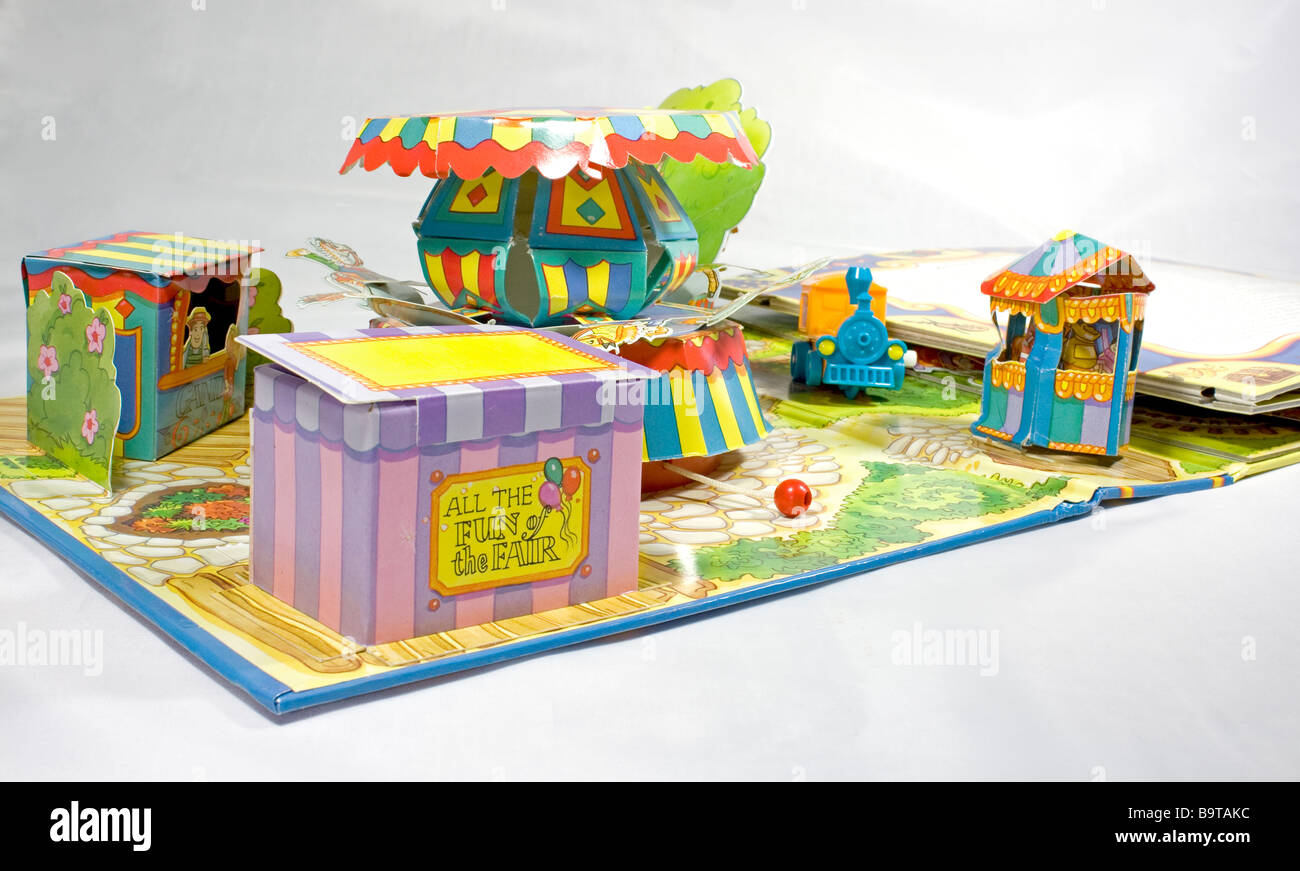 Livre pop up pour enfants Banque D'Images