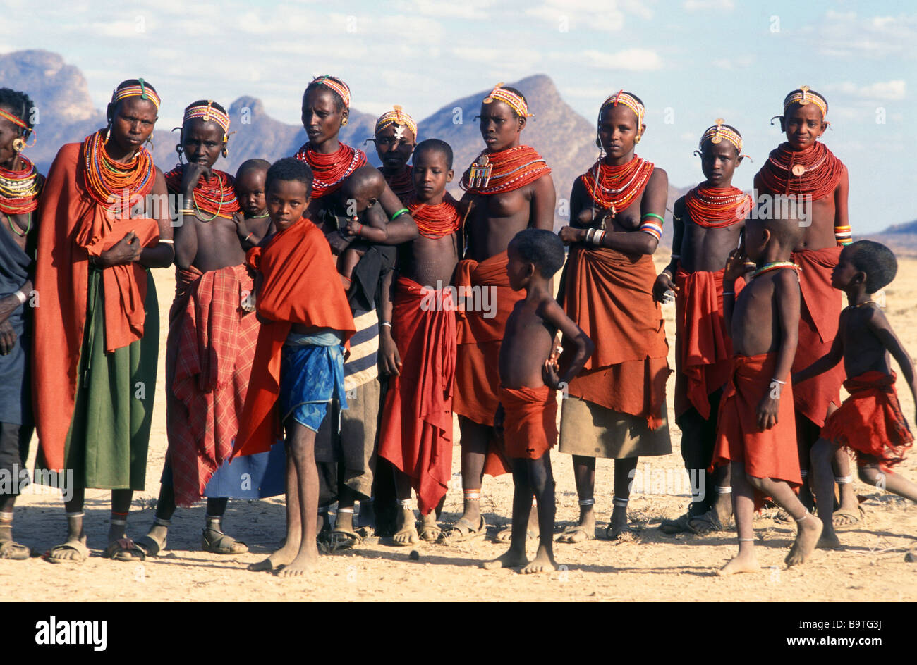 Rendilles kenya Banque D'Images