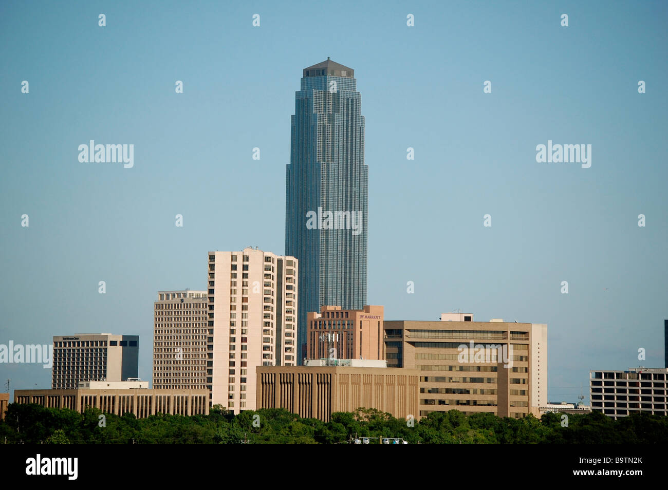 Texas Houston Galleria Skyline Banque D'Images