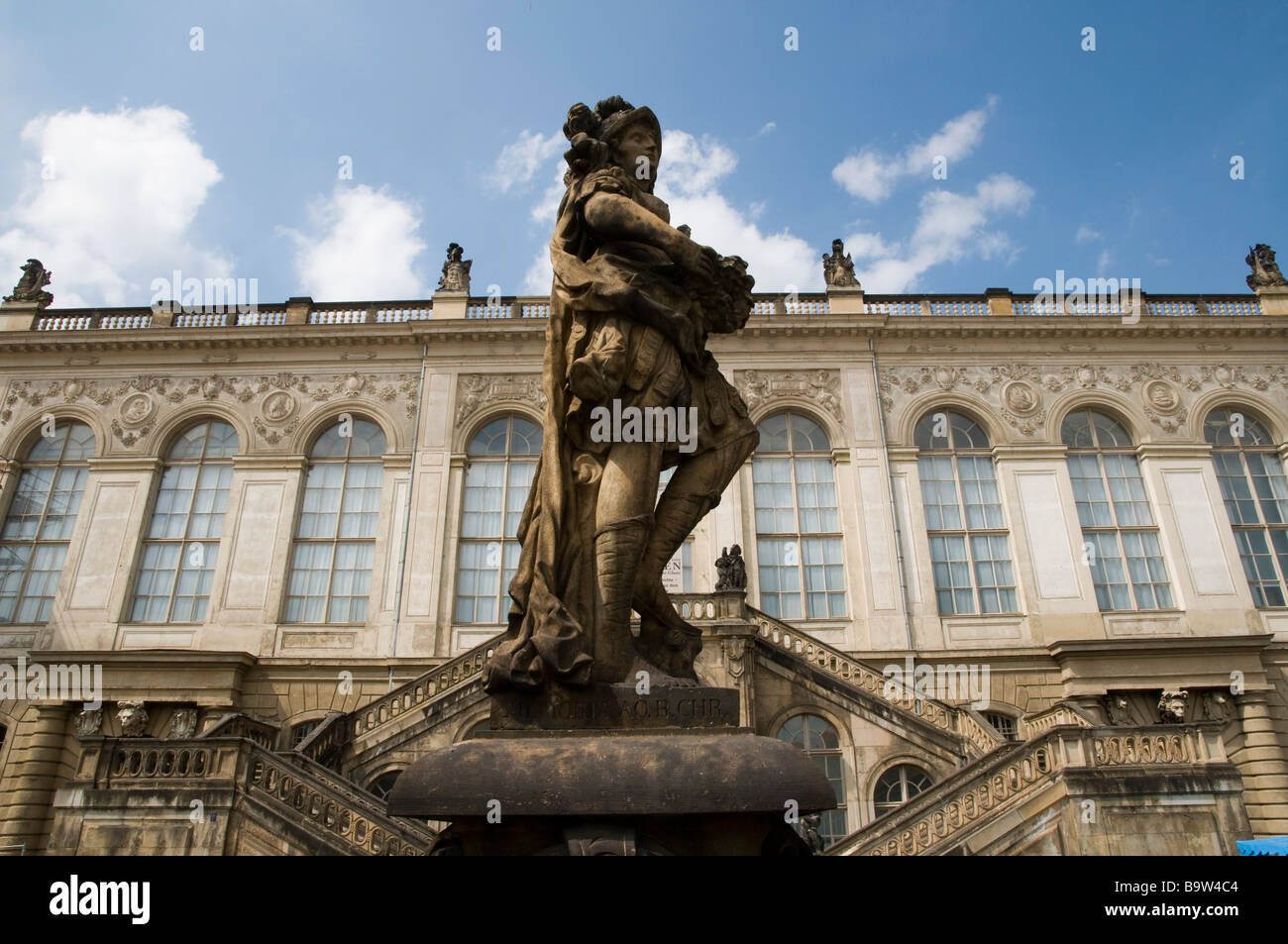 Dresde Allemagne Johanneum fontaine de la turquie Banque D'Images