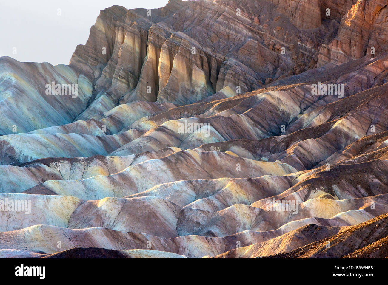 Zabriskie Point Death Valley California USA Banque D'Images