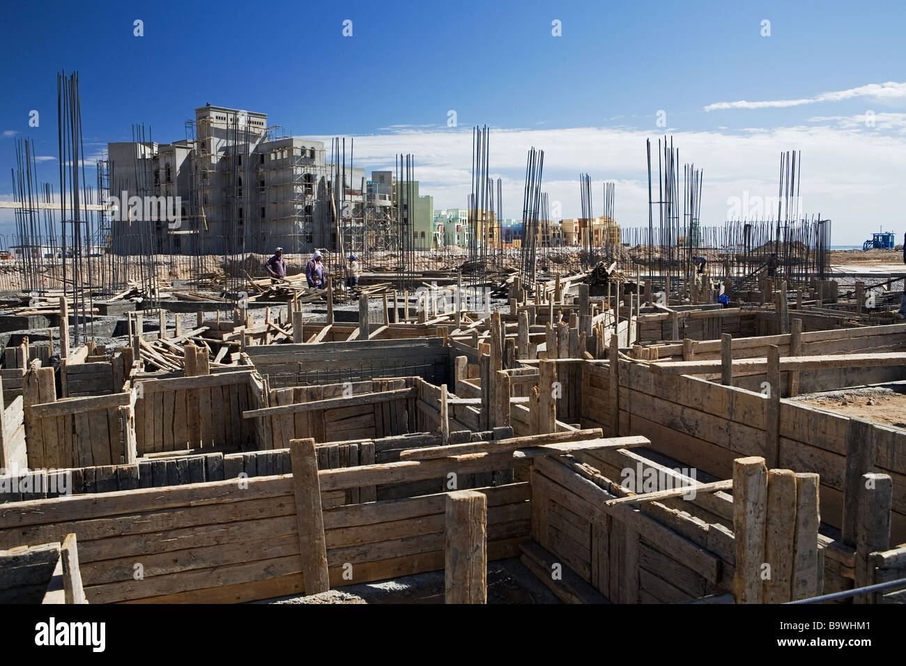 Zone de construction Banque D'Images