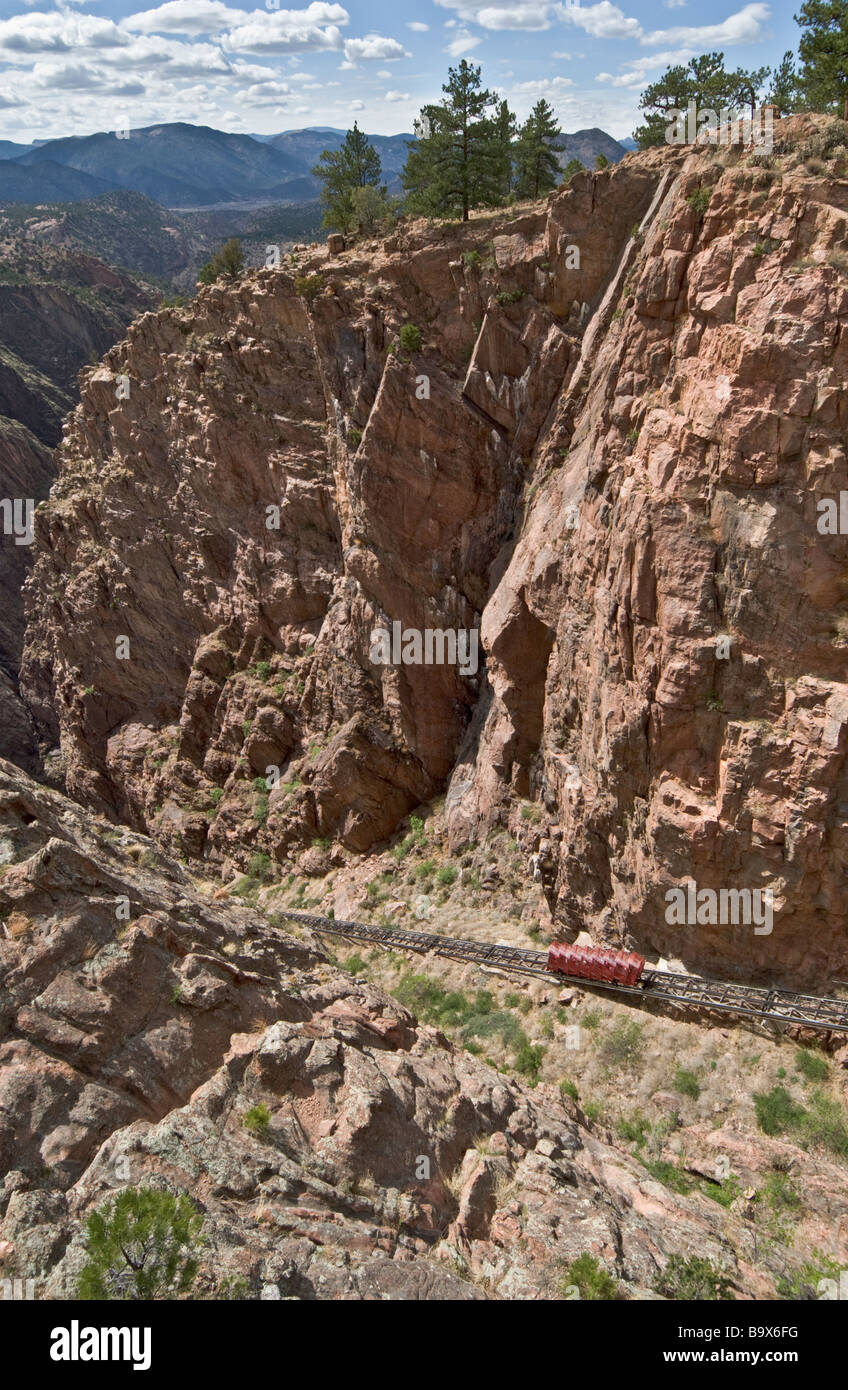 Cañon City Colorado Royal Gorge Incline Railway Banque D'Images