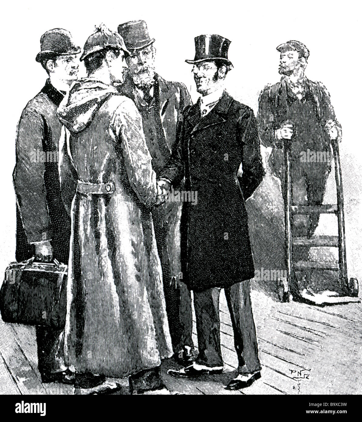 SHERLOCK HOLMES dans le Silver Blaze - voir description ci-dessous Banque D'Images