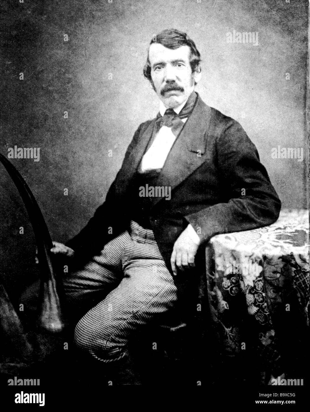 Missionnaire écossais David Livingstone, médecin et explorateur 1813 à 1873 Banque D'Images