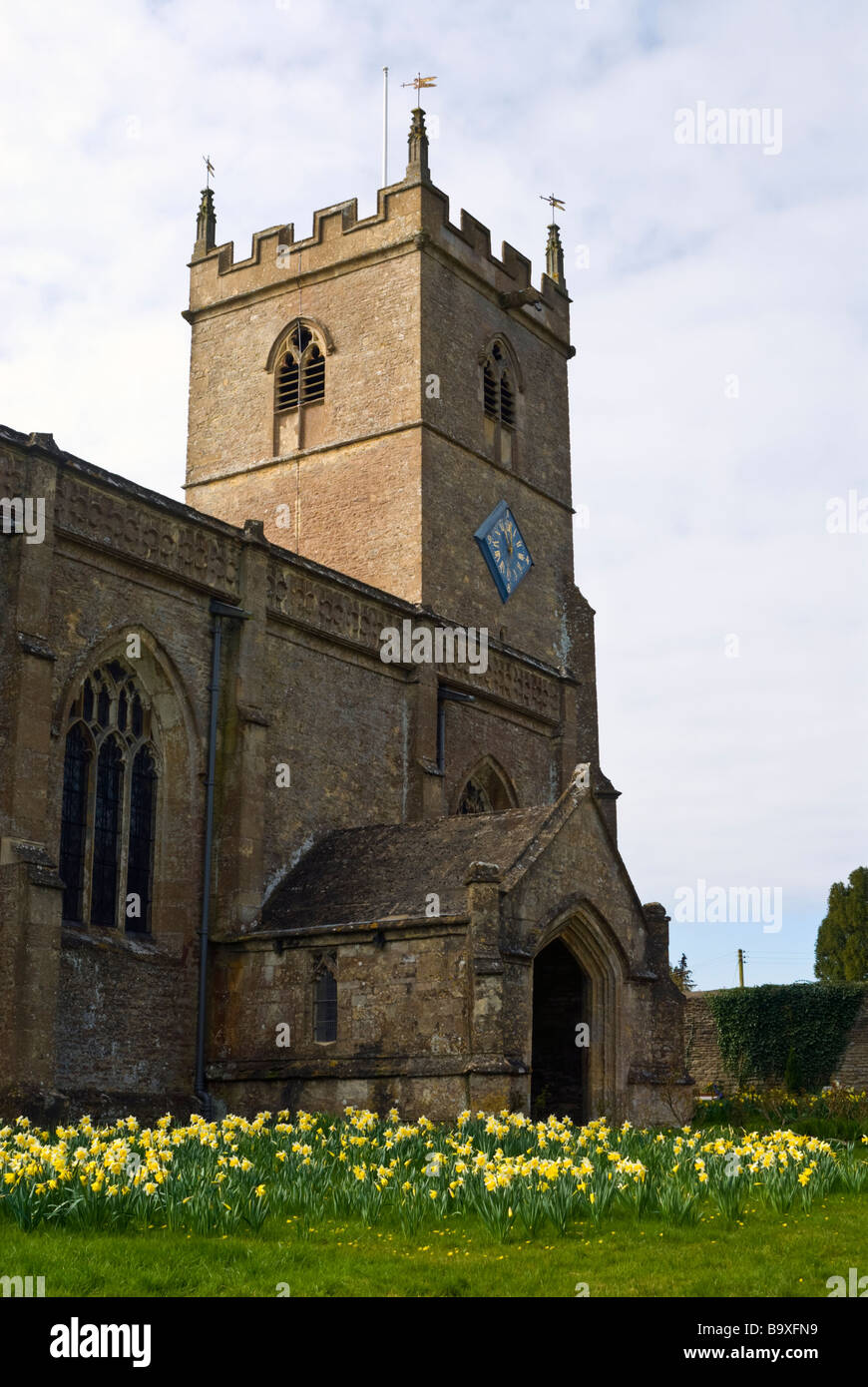 Combe Village Church, Oxfordshire, Angleterre Banque D'Images