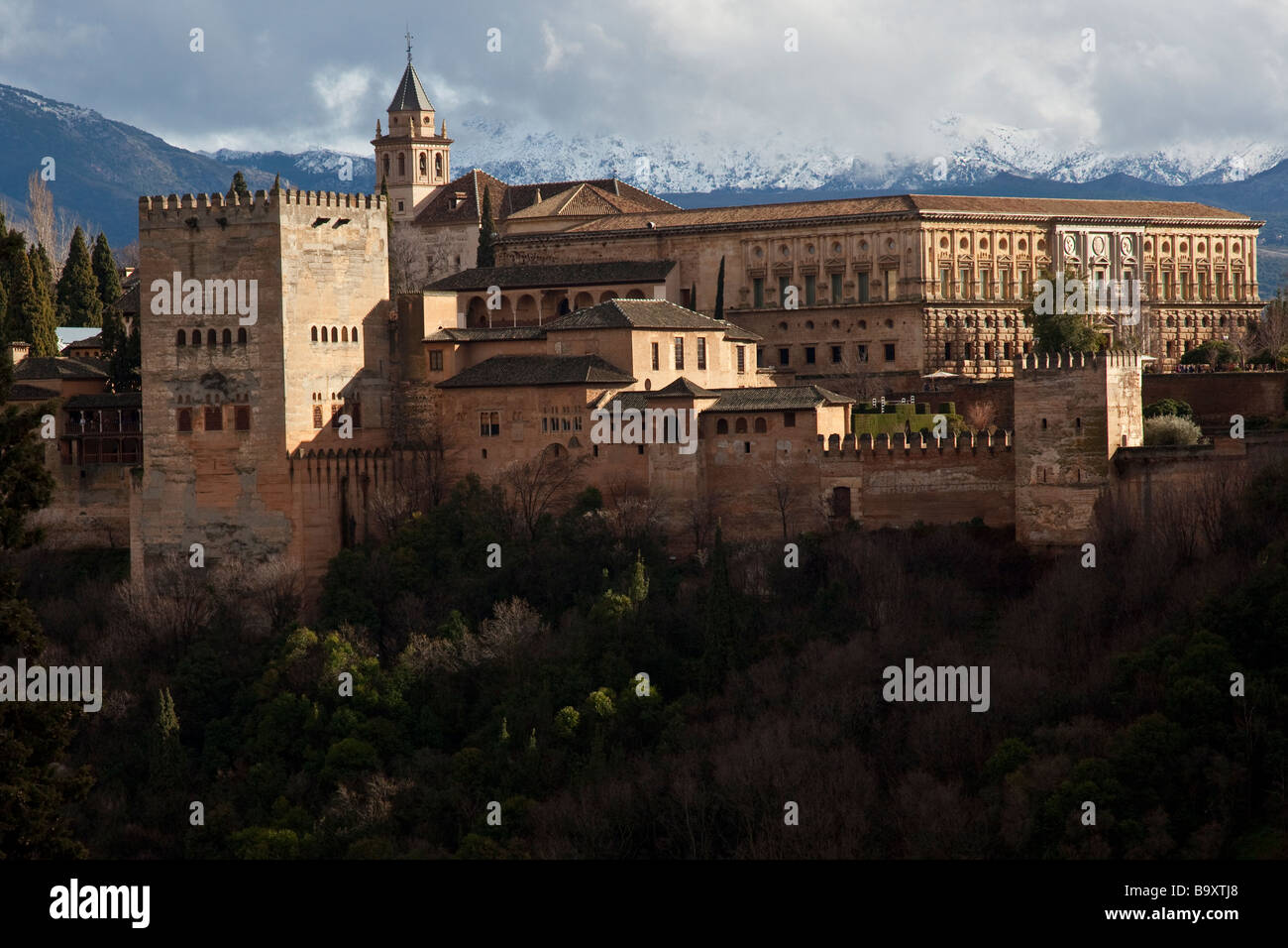 L'Alhambra à Grenade Espagne Banque D'Images