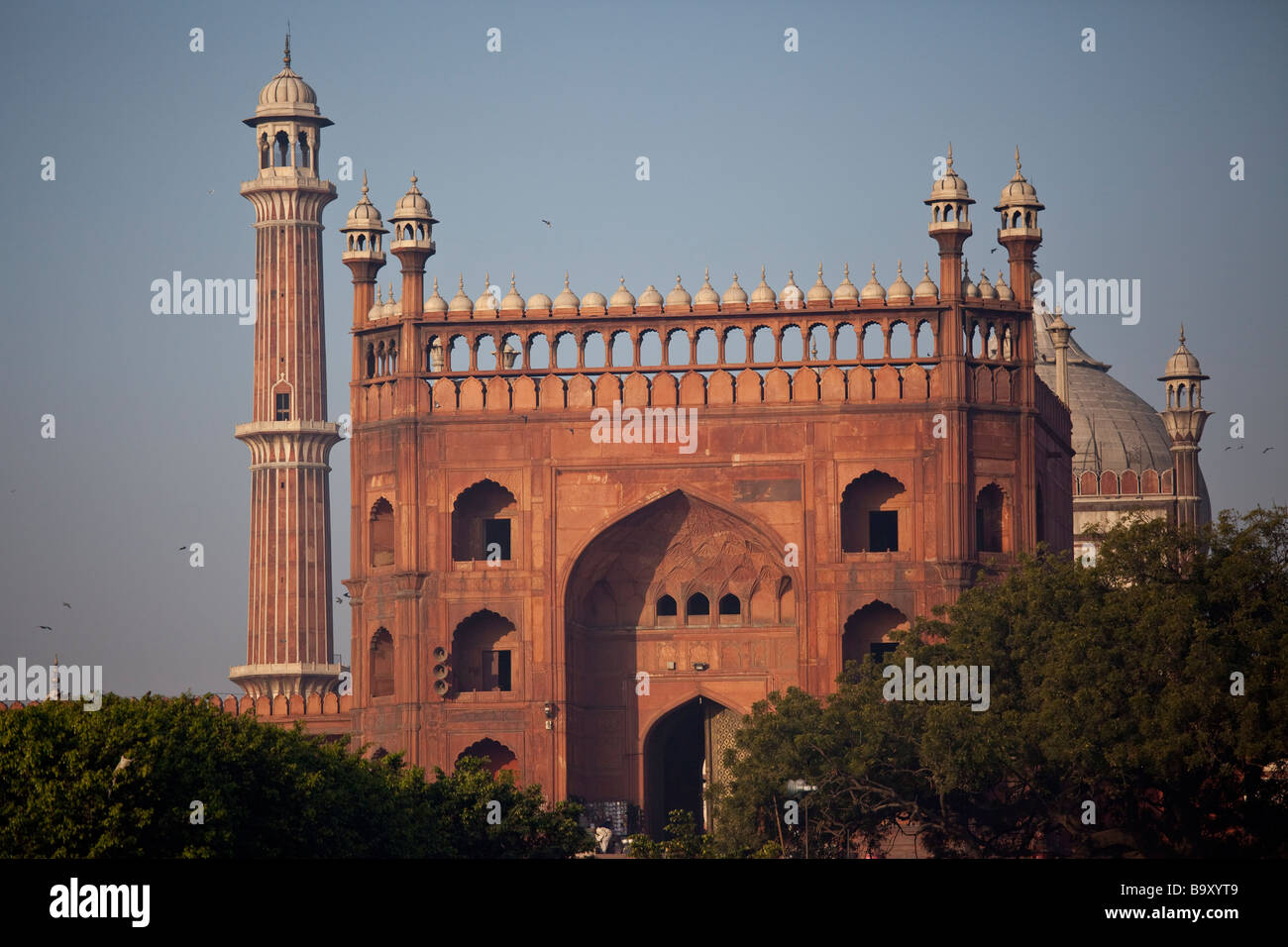 La Mosquée du Vendredi ou Jama Masjid à Delhi Inde Banque D'Images