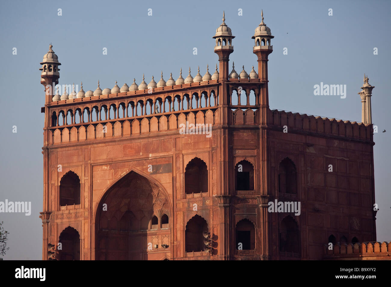 La Mosquée du Vendredi ou Jama Masjid à Delhi Inde Banque D'Images