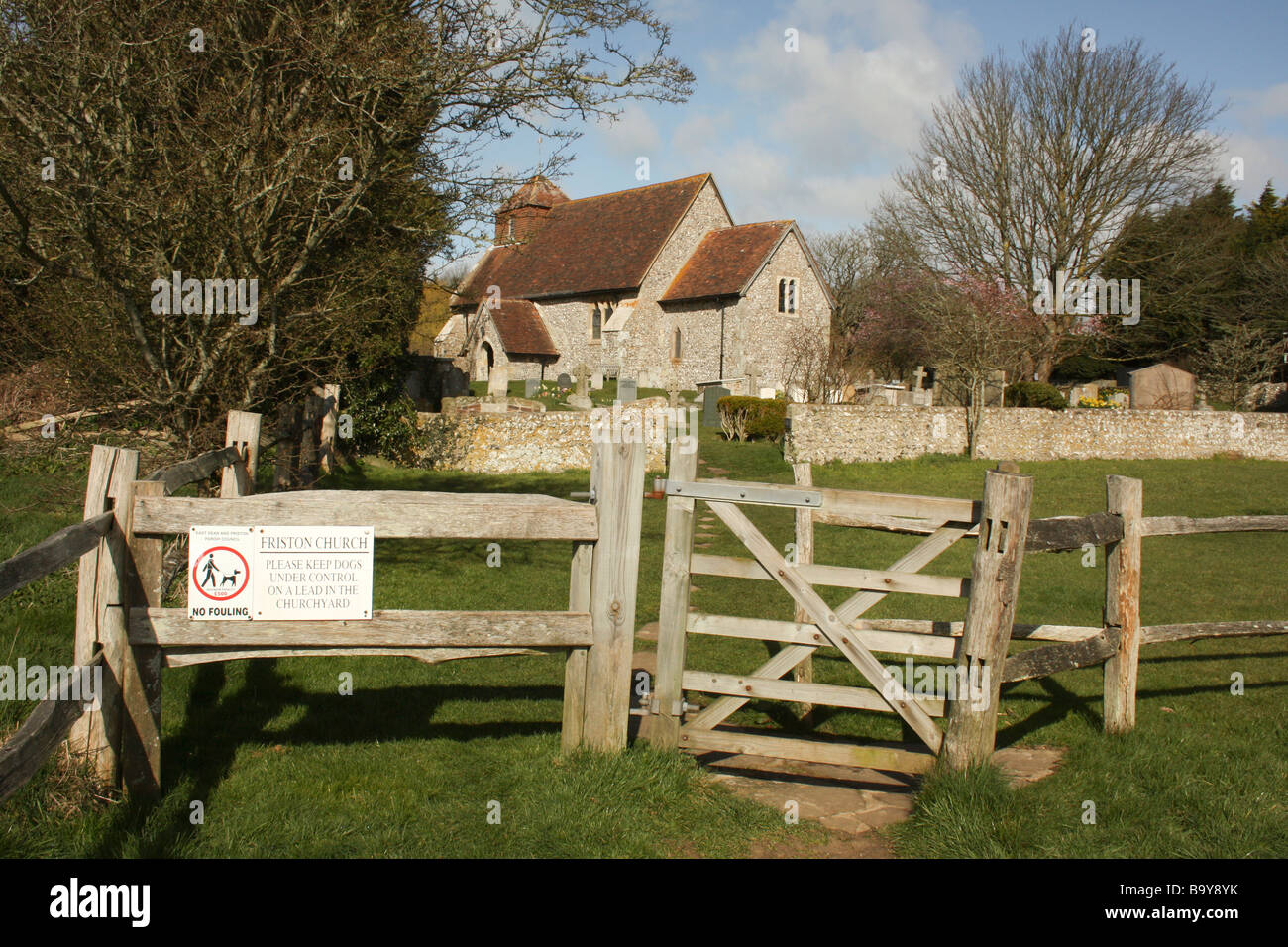 13e siècle Église Iken, East Sussex, Angleterre Banque D'Images