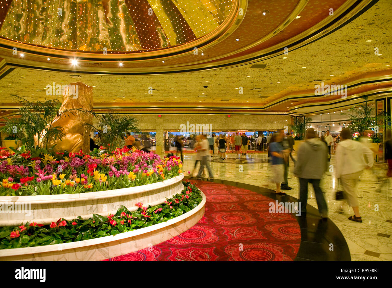MGM Hotel and Casino Lobby Banque D'Images