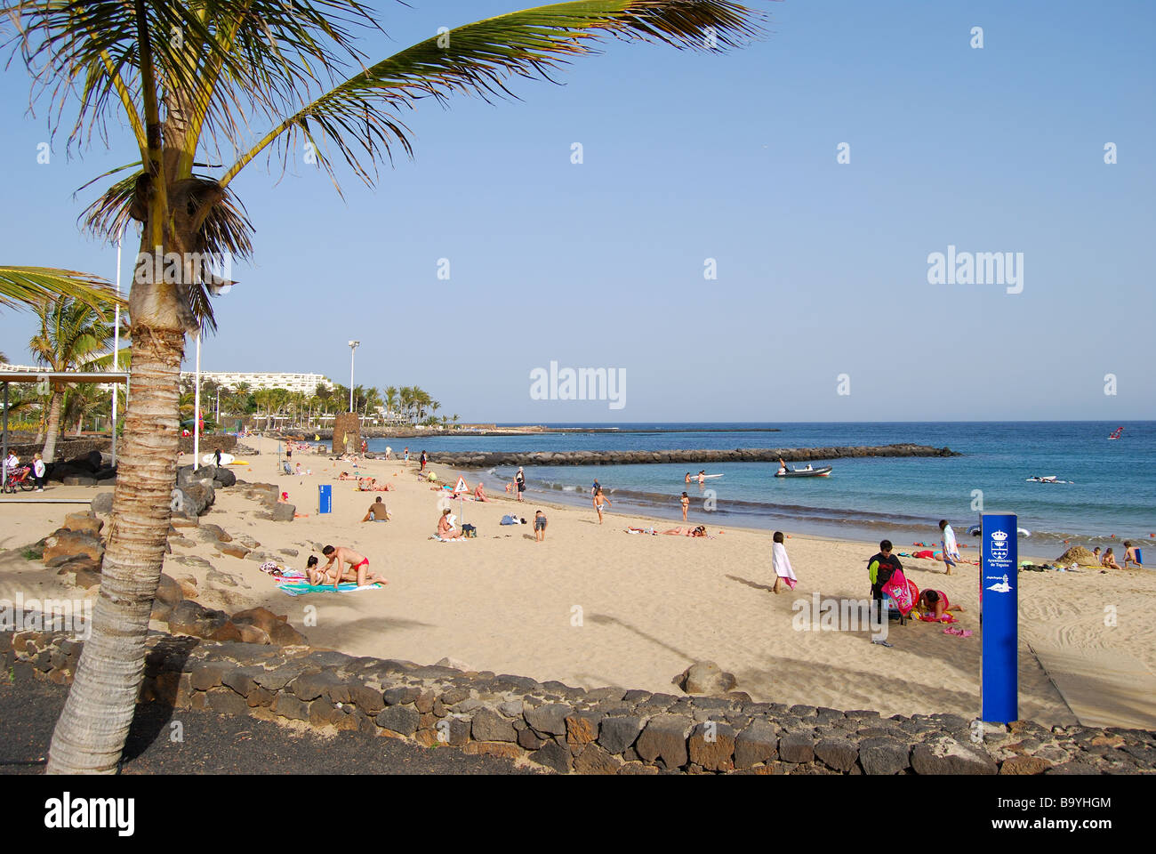 La Plage De Las Cucharas Costa Teguise Lanzarote îles