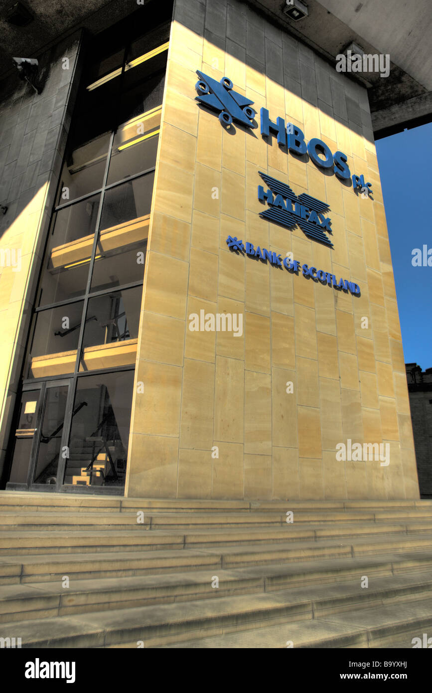 L'AC HBOS à Halifax, Yorkshire Banque D'Images