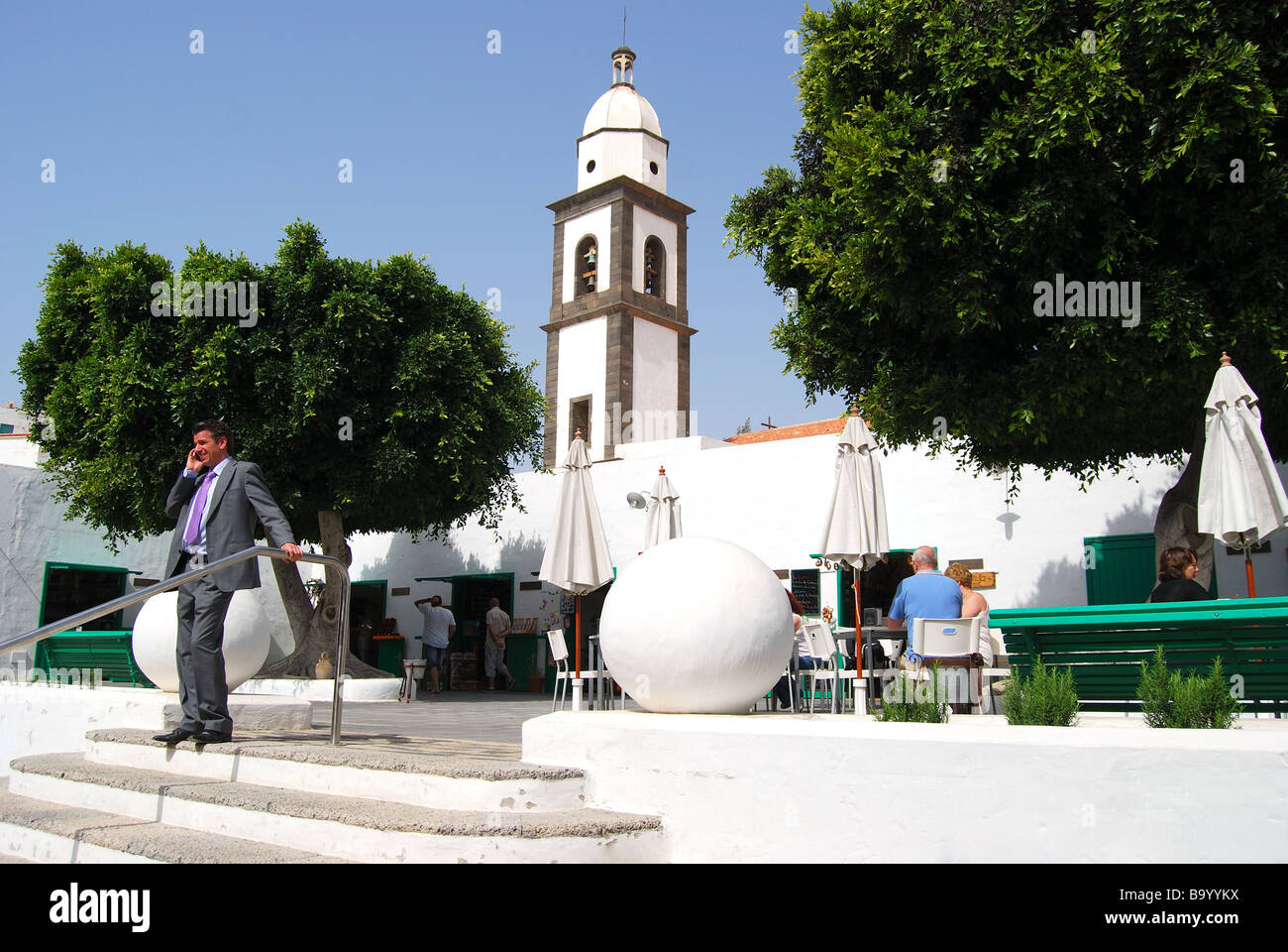 Eglise de San Gines, Arrecife, Lanzarote, îles Canaries, Espagne Banque D'Images