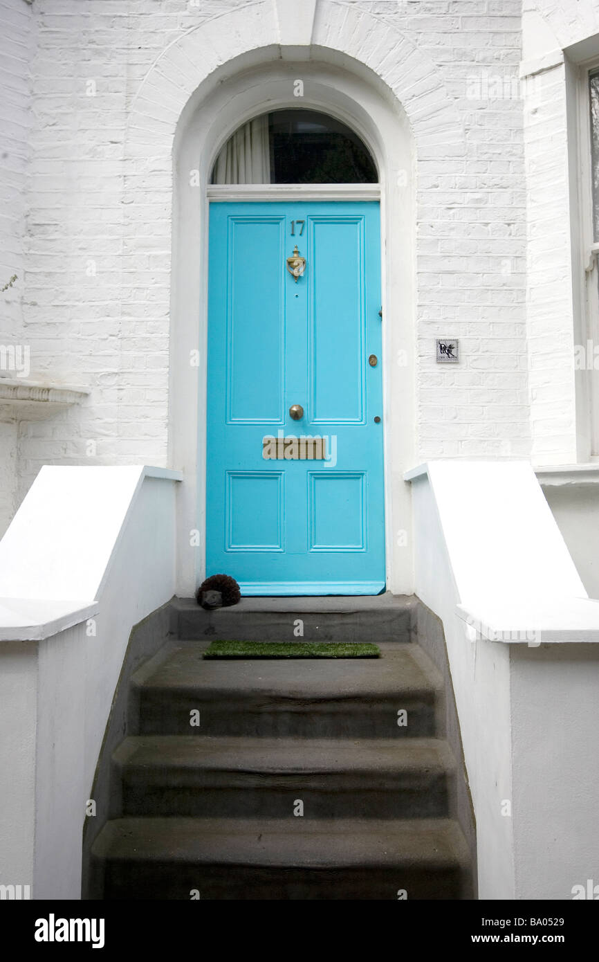Porte avant dans gardnor Rd, London, UK Banque D'Images