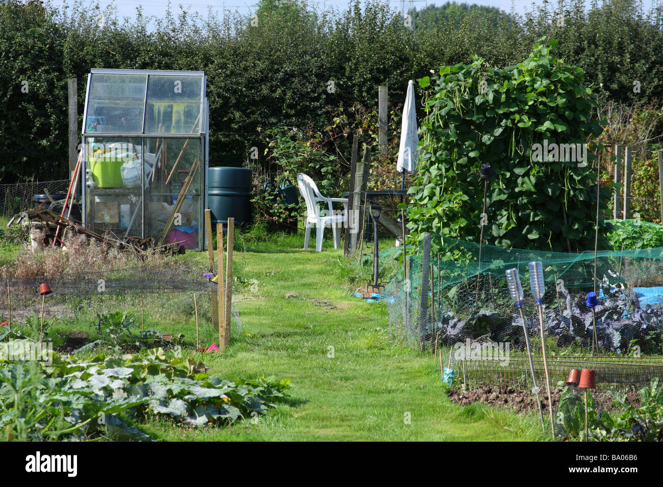 Jardins d'attribution dans le Nottinghamshire, Angleterre, Royaume-Uni Banque D'Images
