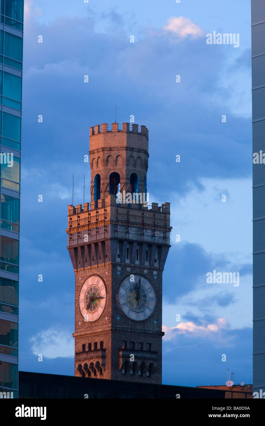 Emerson Bromo Seltzer Tower inspire le Palazzo Vecchio abrite maintenant studios d'art, Baltimore, Maryland Banque D'Images