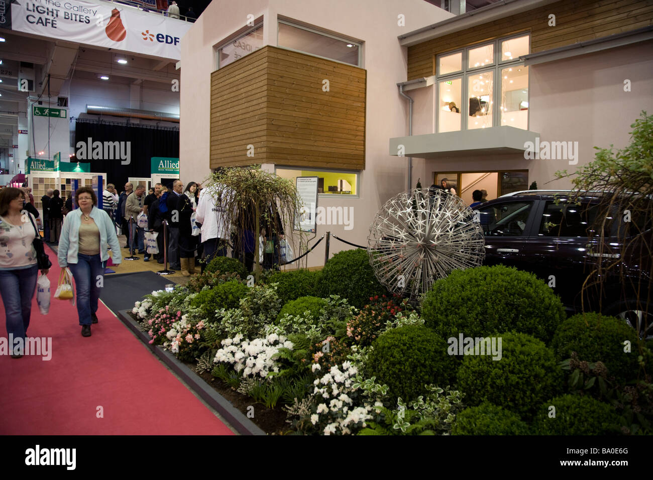 L'accueil idéal contemporain, par les alliés des tapis et des meubles Village. Ideal Home Show, exposition Earls Court. Londres. Banque D'Images