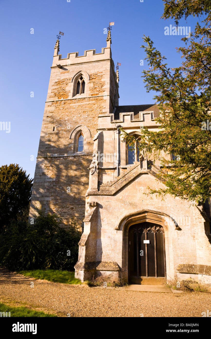 Prog Peter & Église du village Paul Belton, Grantham, Lincolnshire Banque D'Images