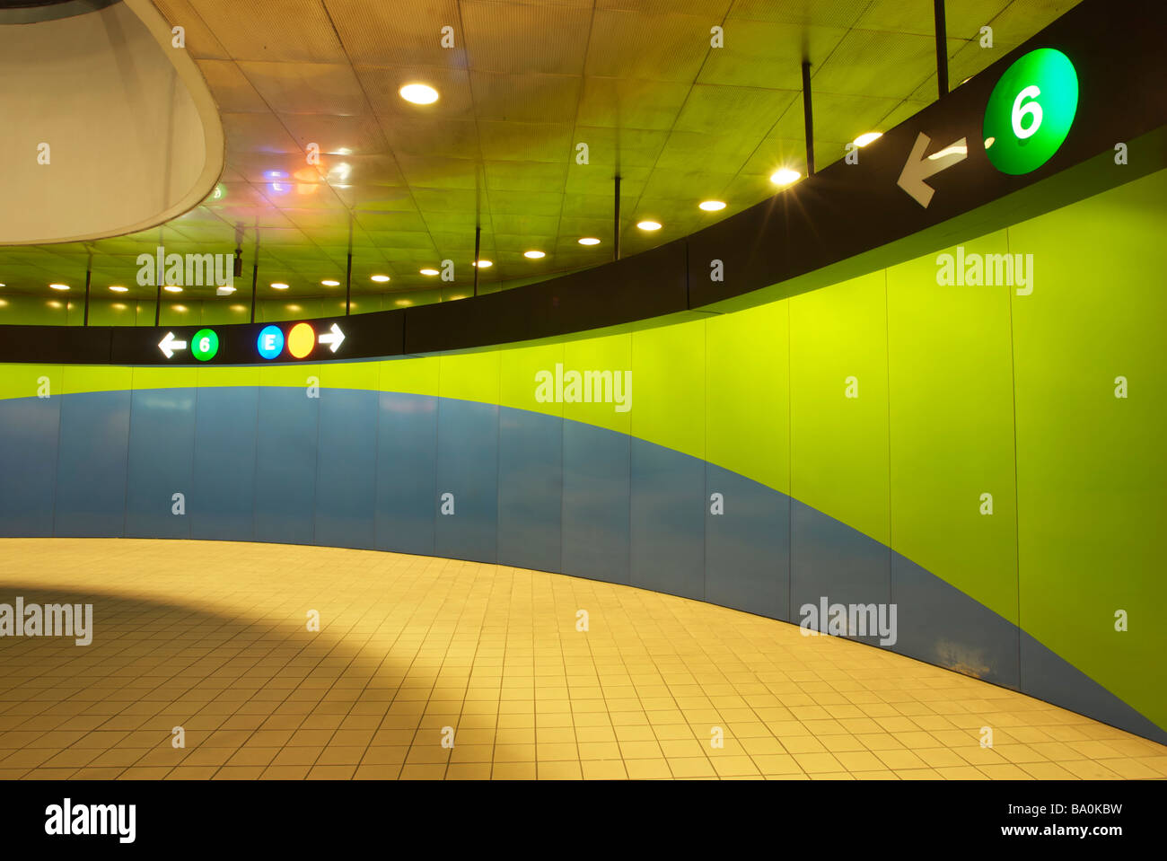 New York City Subway Station New York USA Banque D'Images