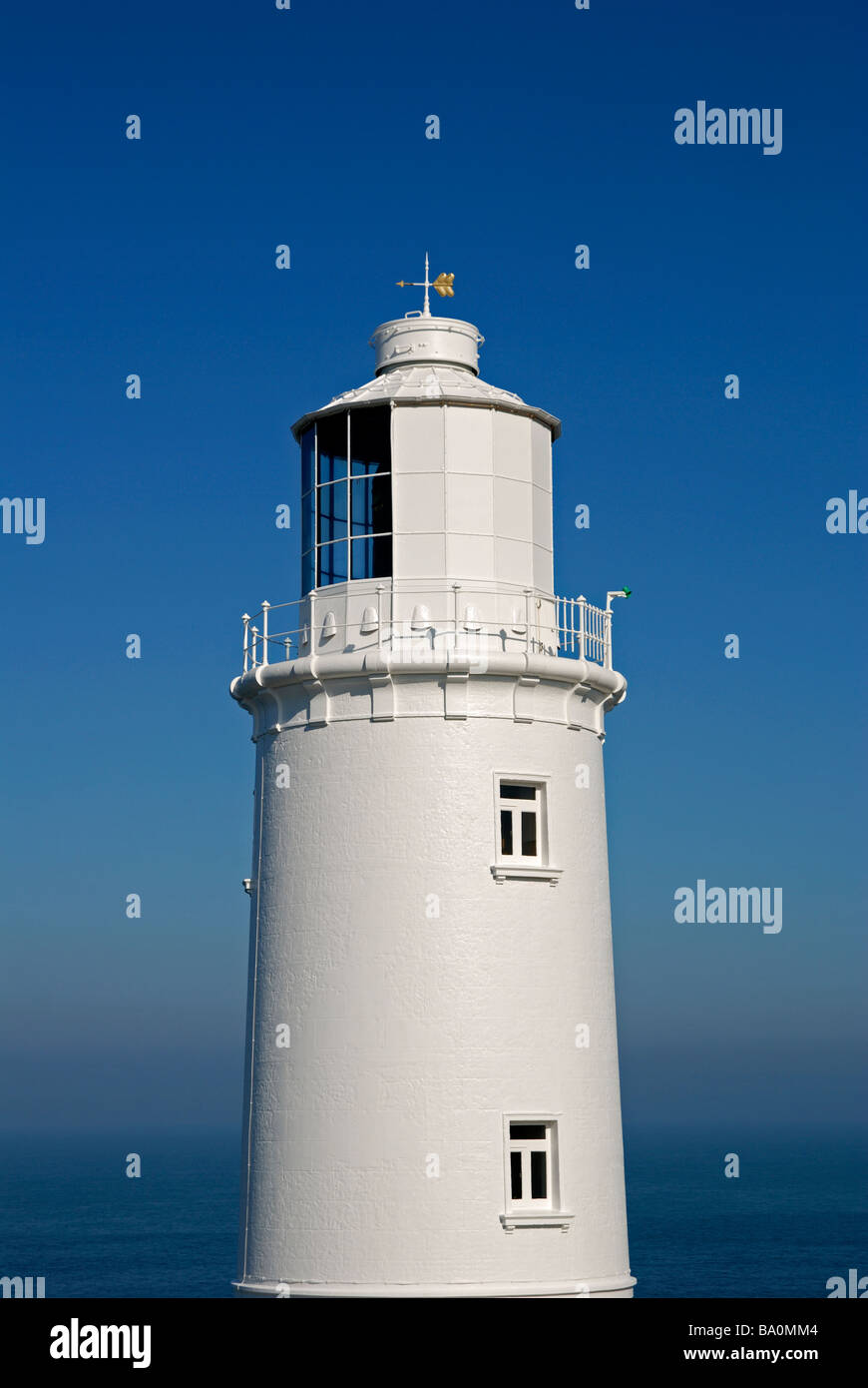 Trevose head lighthouse padstow à Cornwall, uk Banque D'Images