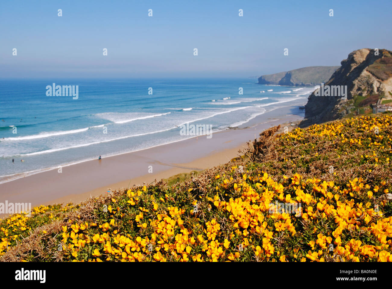 Watergate Bay près de Newquay, Cornwall, uk Banque D'Images