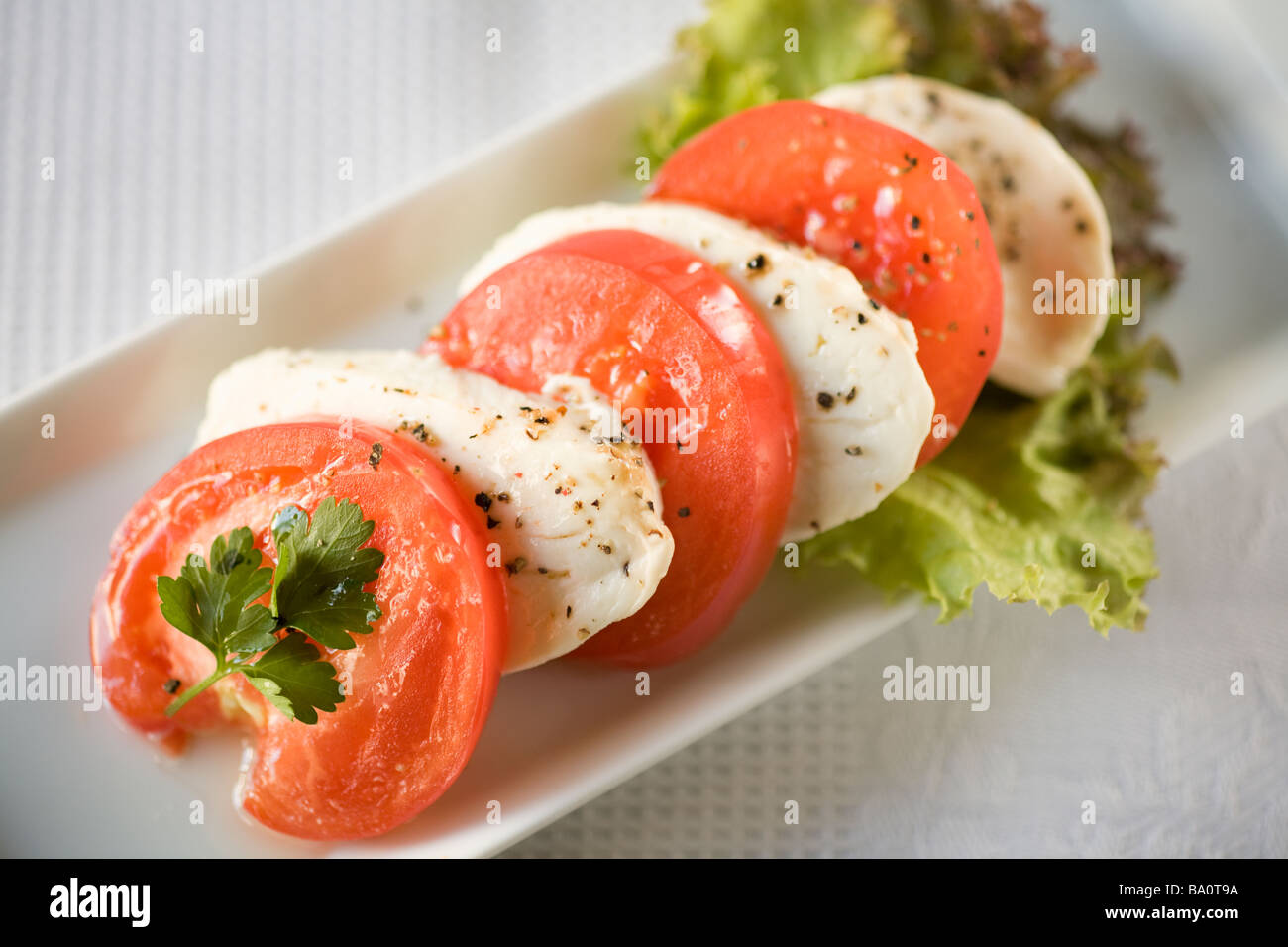 Insalata Caprese di Banque D'Images