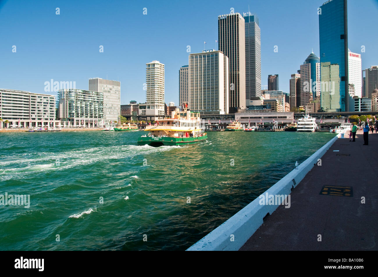 Skyline Sydney Circular Quay Australie Banque D'Images