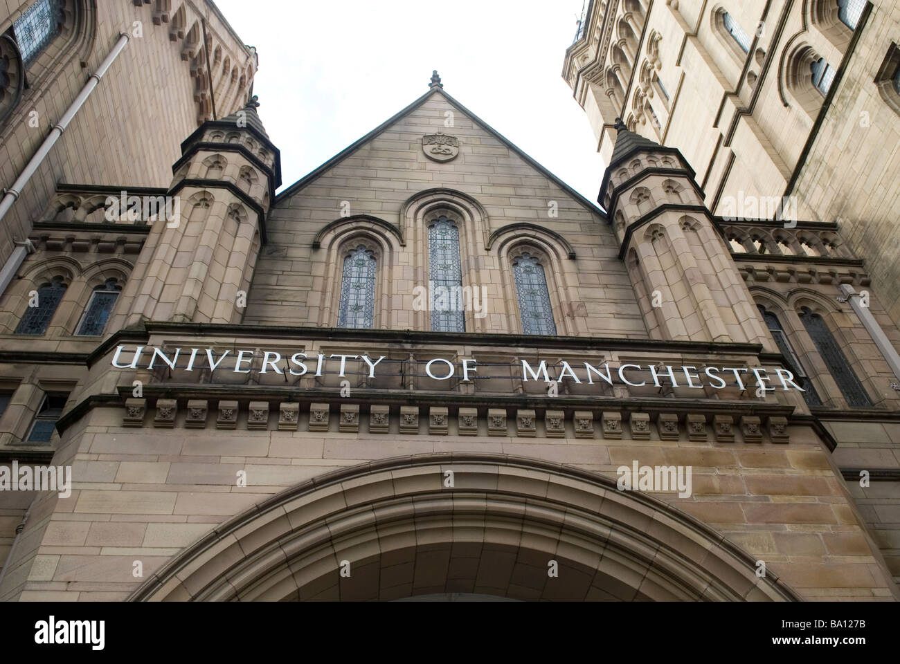 Bâtiment de l'Université de Manchester Manchester UK Banque D'Images