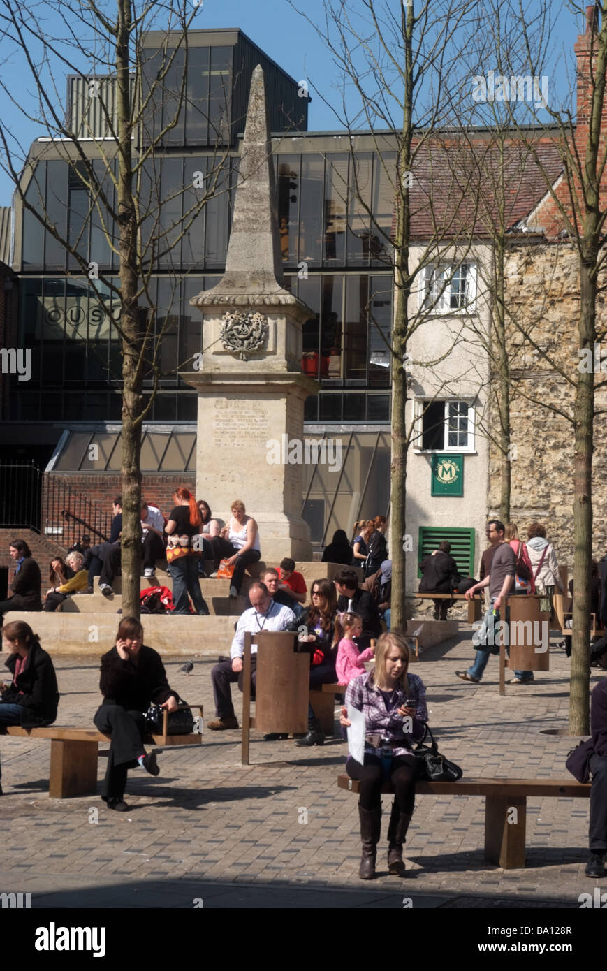 Bonn Square, Oxford, Queen Street, Oxford, England, UK Banque D'Images