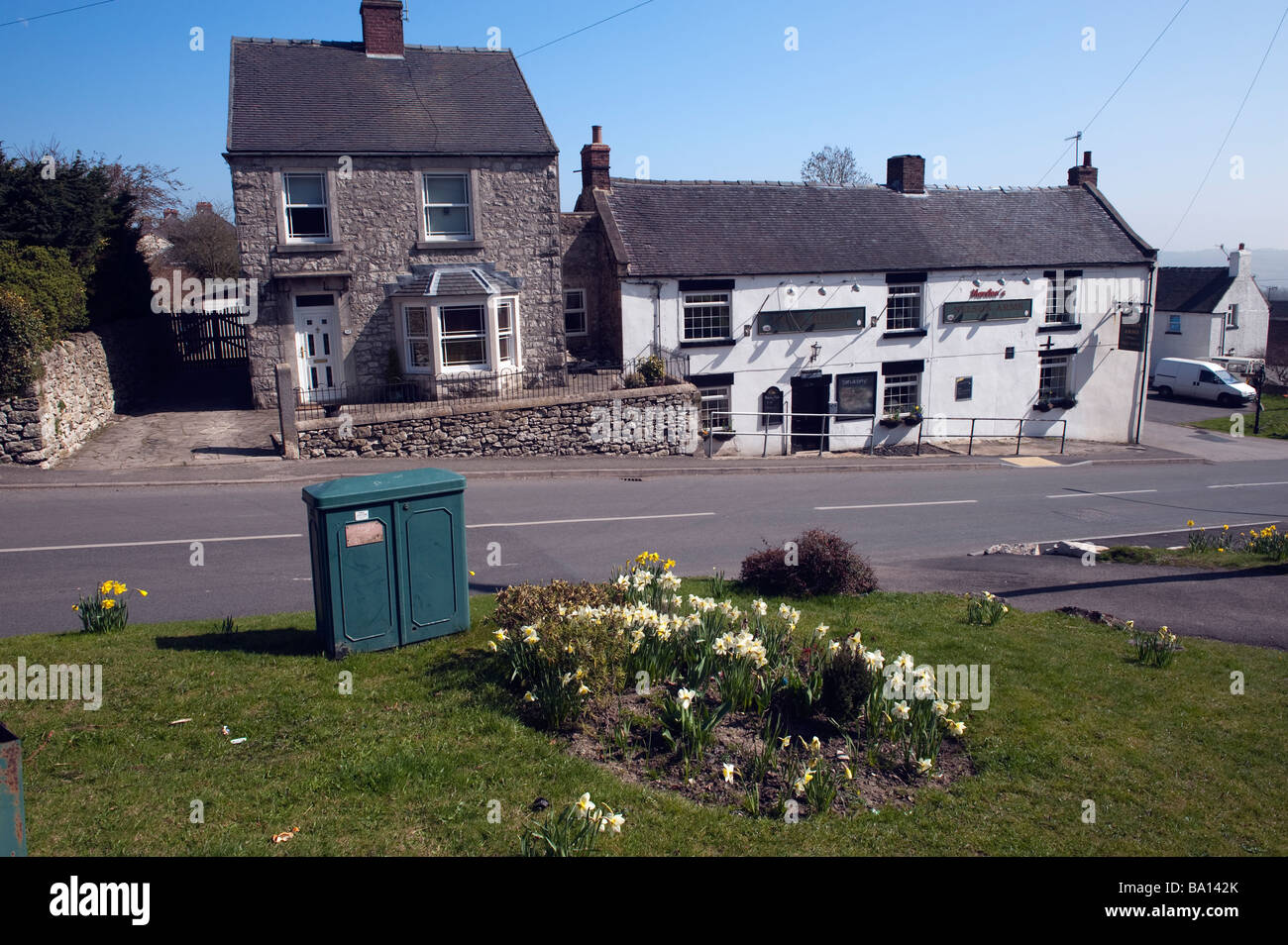 'Nelson les armes", "public house par iddleton Wirksworth', Derbyshire, Angleterre, 'Grande-bretagne', 'Royaume-Uni' Banque D'Images