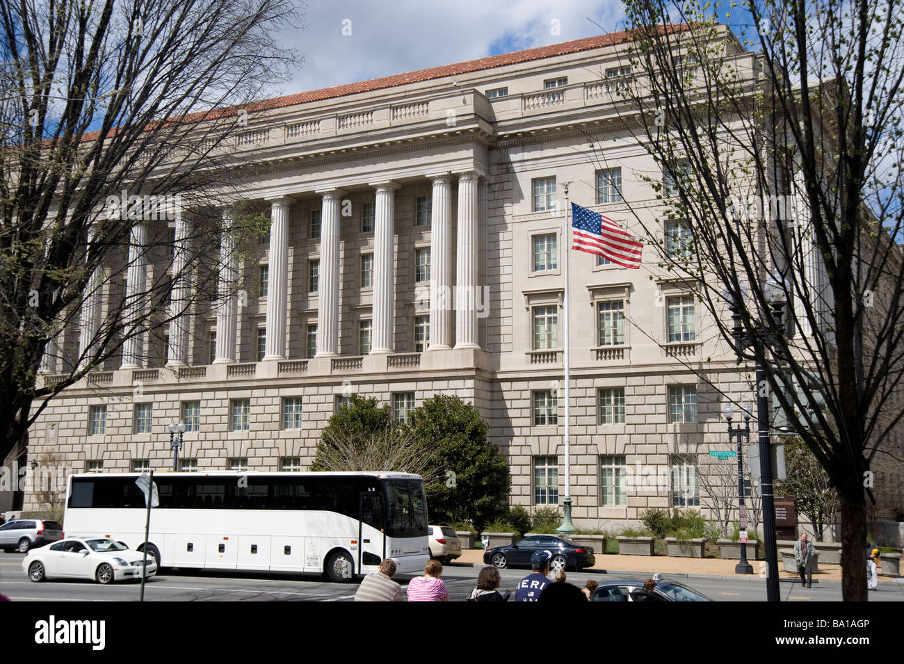 IRS building Washington DC USA Banque D'Images