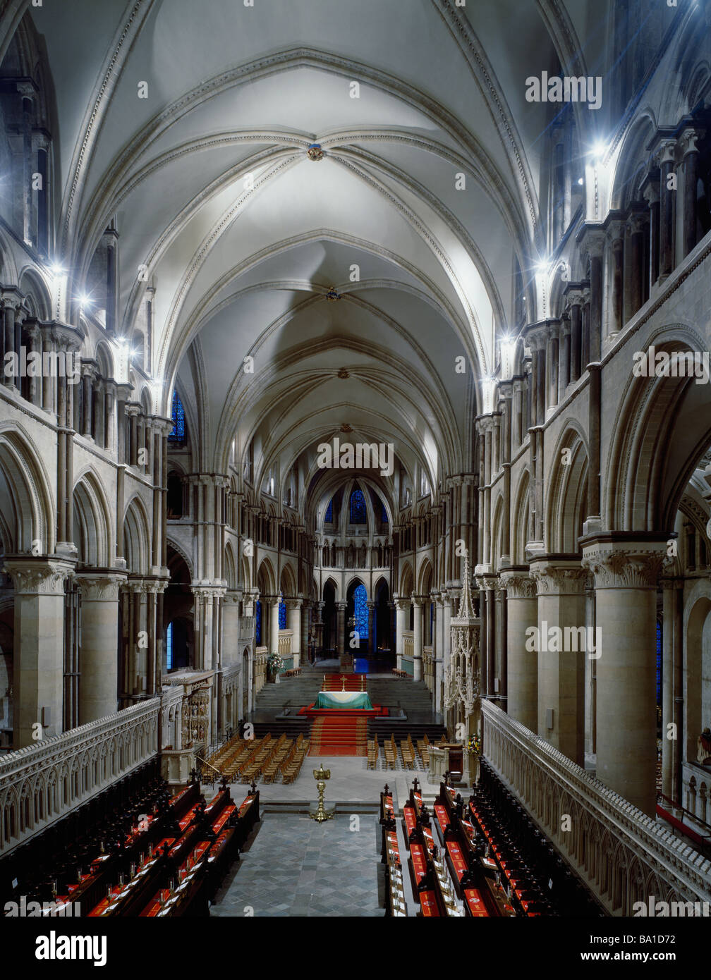 Canterbury Cathedral Choir interior Banque D'Images