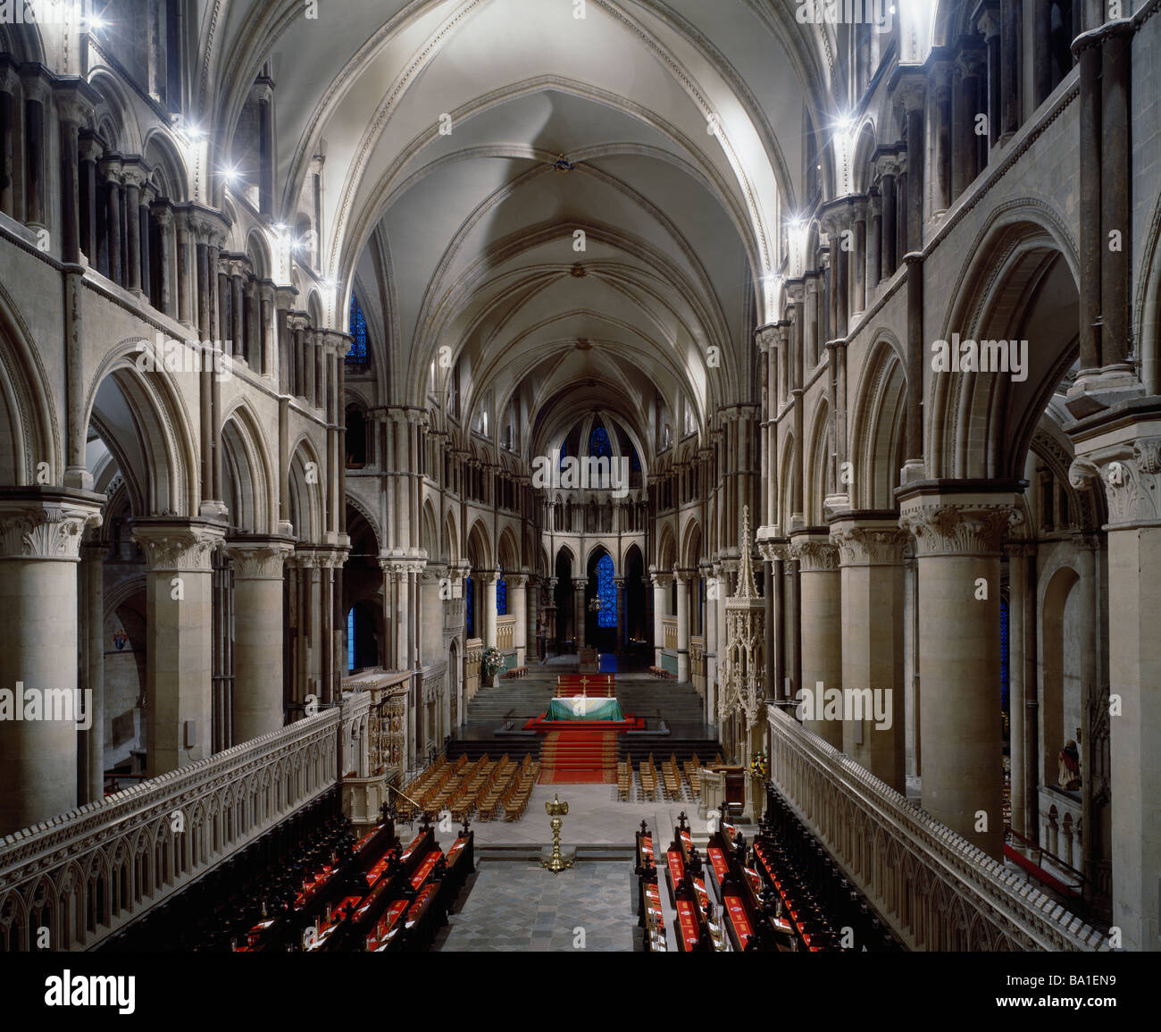 Canterbury Cathedral Choir interior Banque D'Images