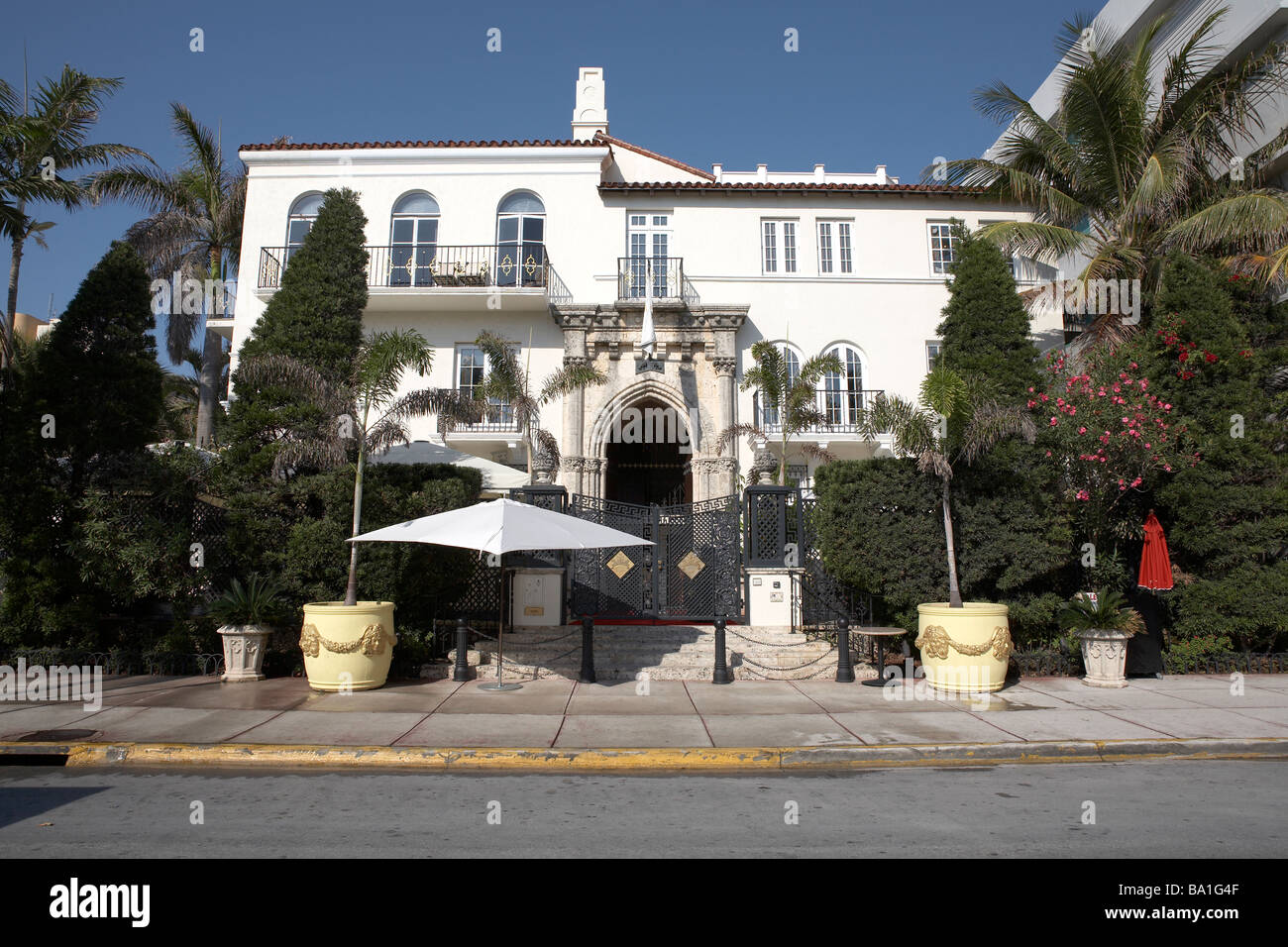 USA Floride Miami South Beach 1116 Ocean Drive La Maison Versace Casa Casuarina Banque D'Images
