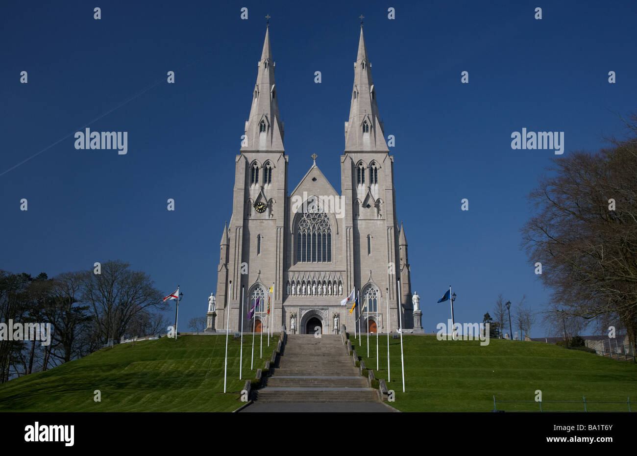 St Patricks cathédrale catholique romaine de la ville d'Armagh County Armagh en Irlande du Nord Banque D'Images