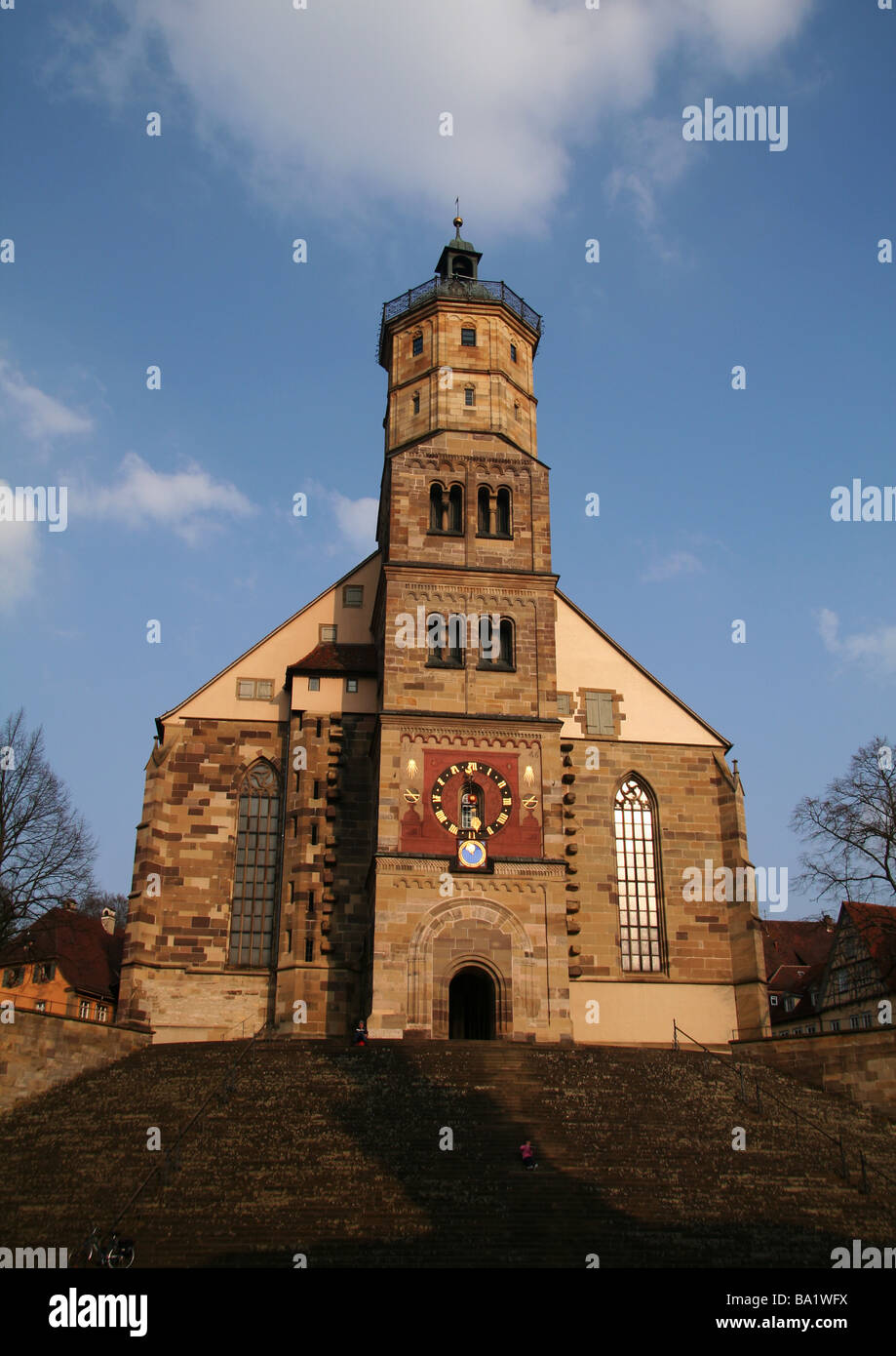 L'église St Michael s Schwaebisch Hall Banque D'Images