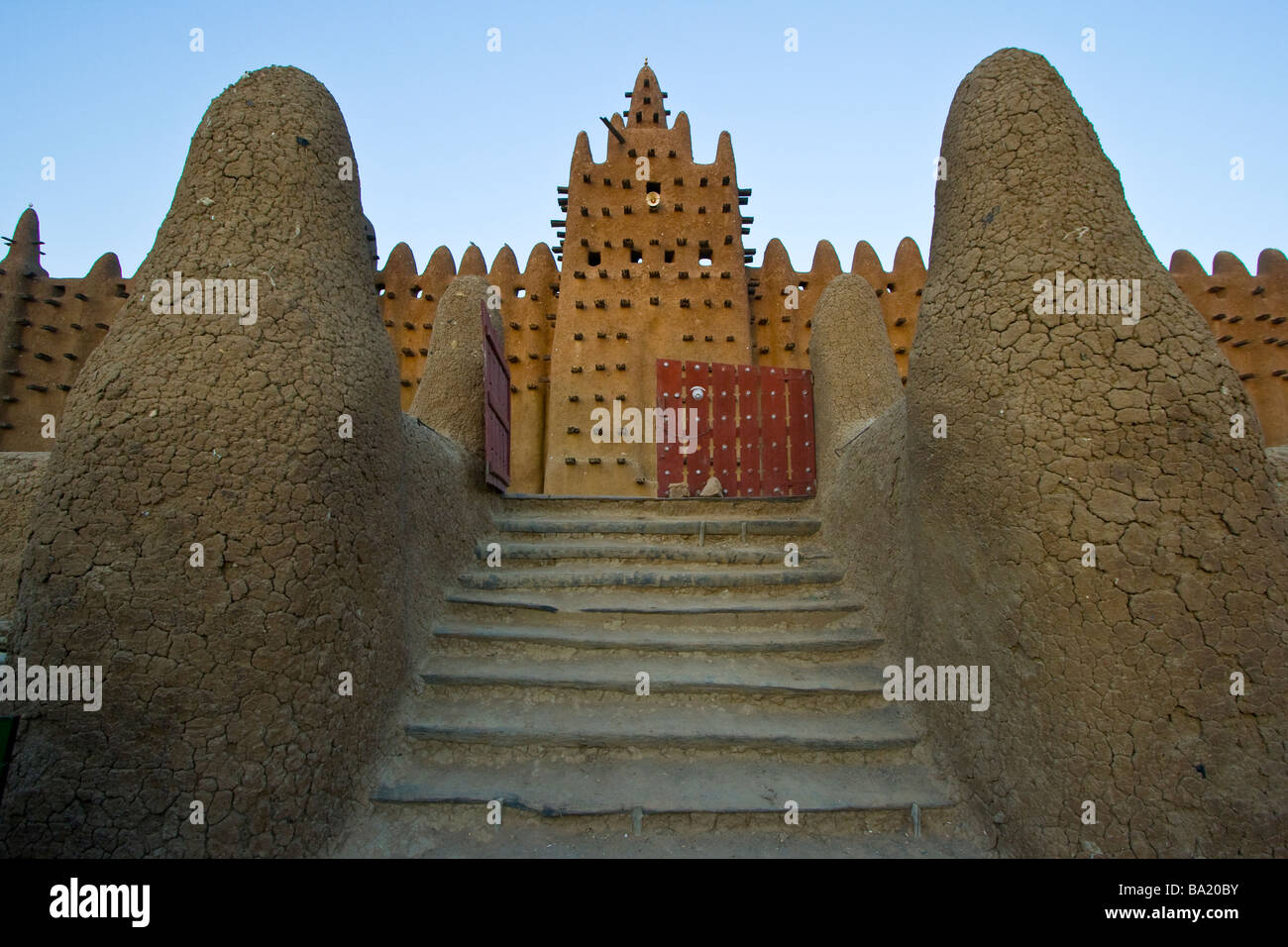 La Grande Mosquée de Djenné au Mali Site du patrimoine mondial de l'UNESCO Banque D'Images