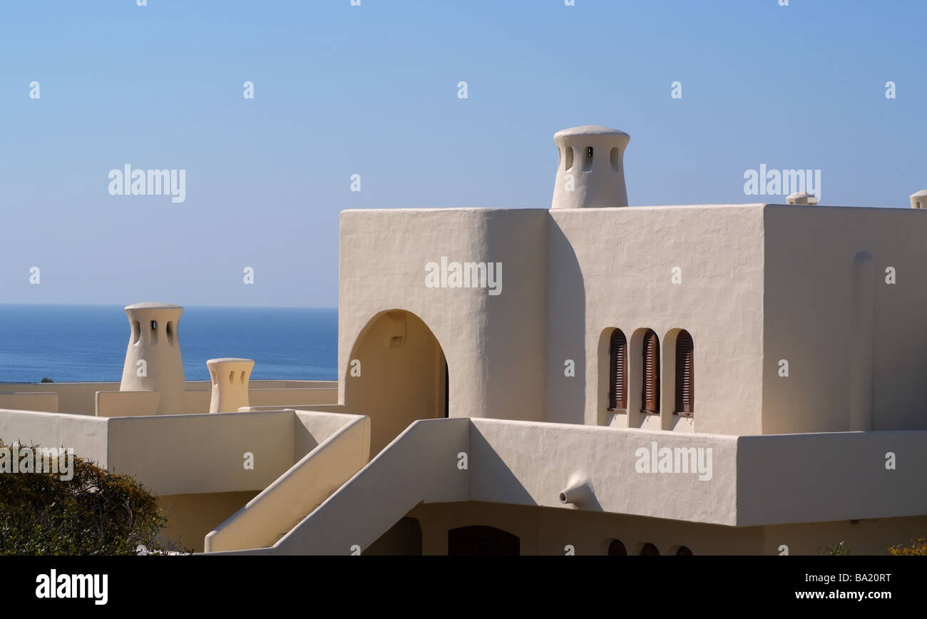 Néo moderne sur l'ARCHITECTURE MAURE DE L'ALGARVE AU PORTUGAL. L'EUROPE Banque D'Images