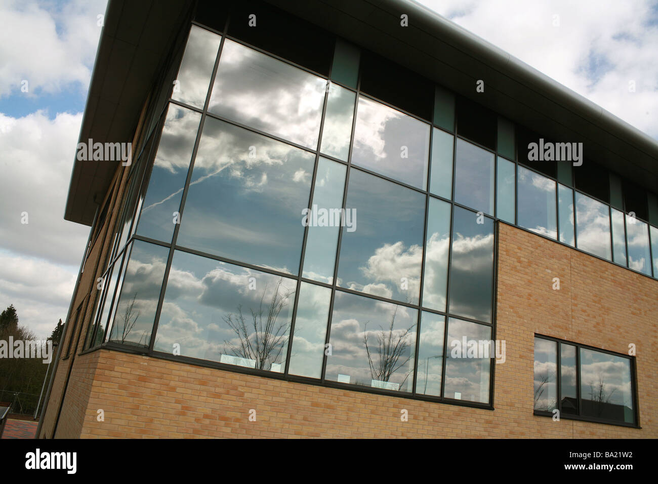 Office windows Banque D'Images