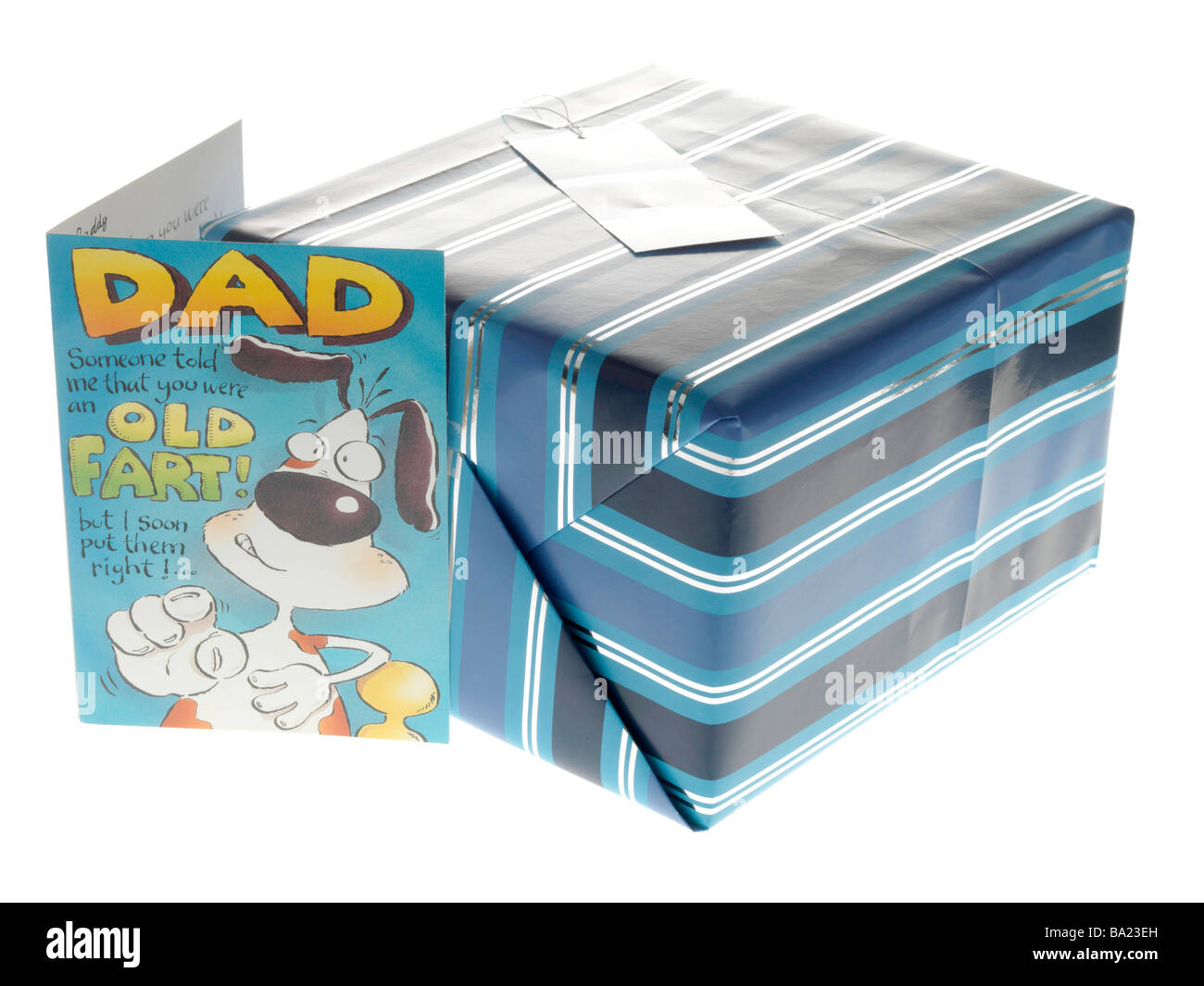 Cadeau enveloppé Banque D'Images