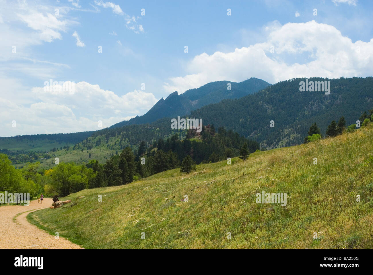 Les montagnes Rocheuses du Colorado Boulder Banque D'Images