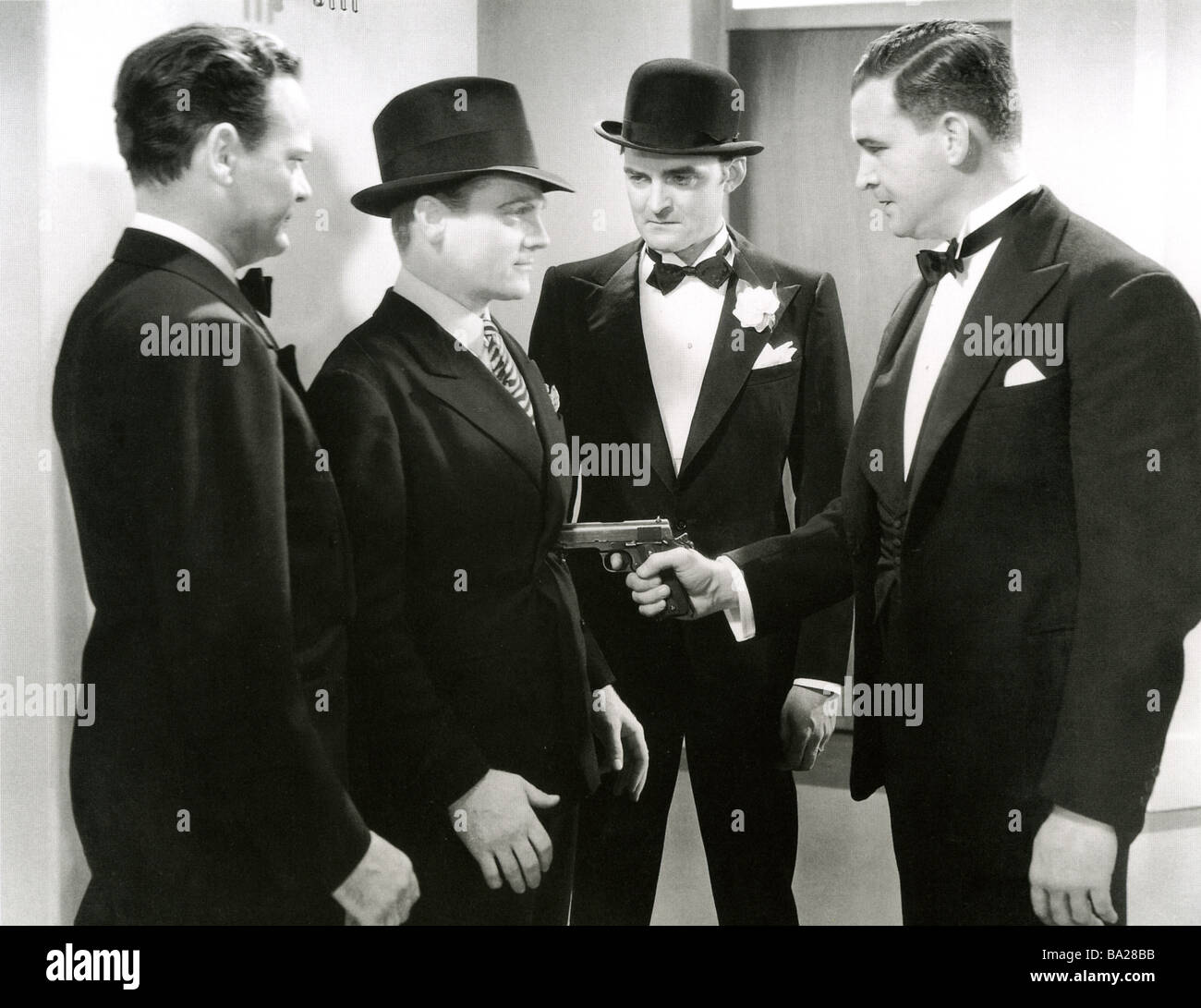G-MEN 1935 Warnber film avec James Cagney deuxième de gauche Banque D'Images