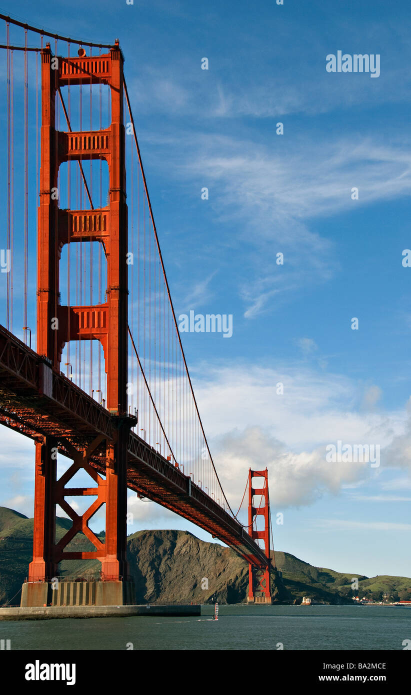 Le Golden Gate Bridge, San Francisco Banque D'Images