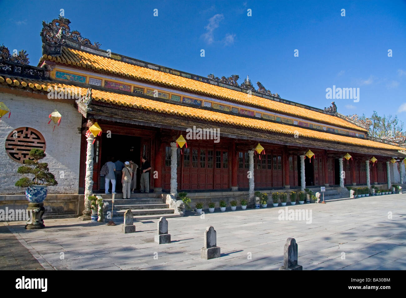 Temple Thai Hoa à la Citadelle impériale de Hue Vietnam Banque D'Images