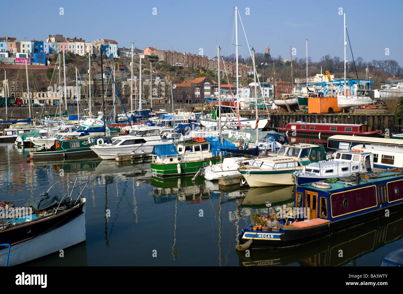 Angleterre bristol port flottant Banque D'Images